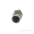 M12-5 Pins männliche und weibliche Bulkhead-Mount-Stecker